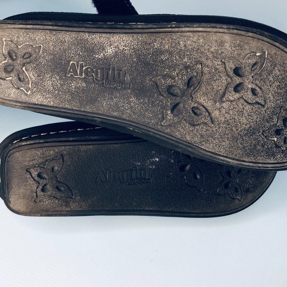 Alegria Paloma Red Metallic Mary Jane Shoes - Picture 4 of 4